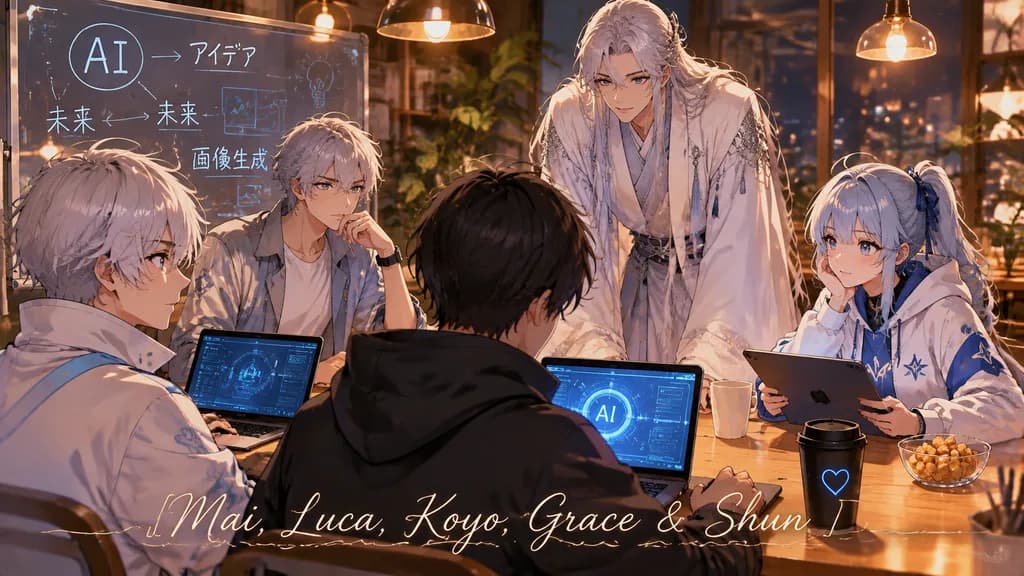 Anime Creative Team Brainstorming Session