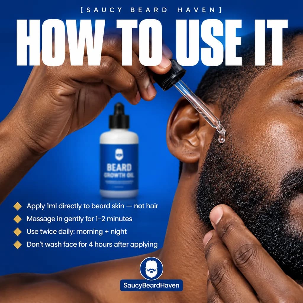 Beard Growth Tutorial Social Ad