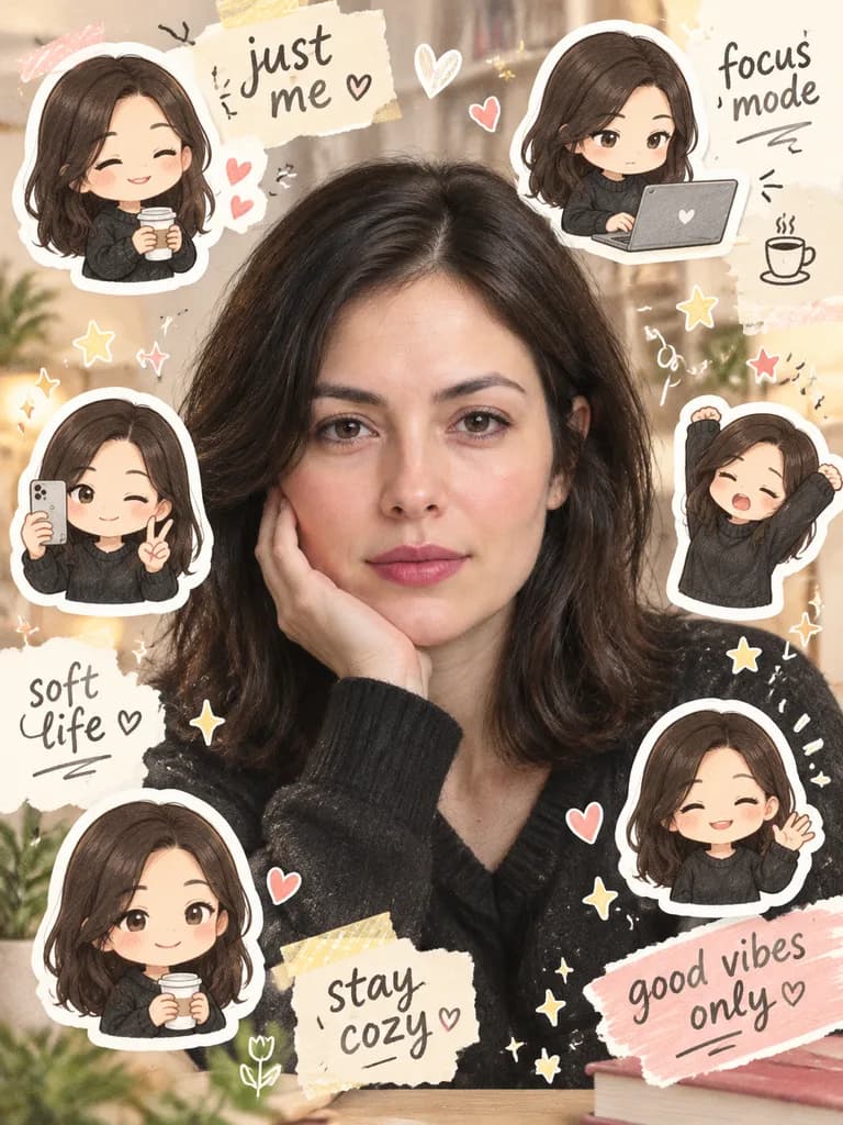 Chibi Scrapbook Photo Collage