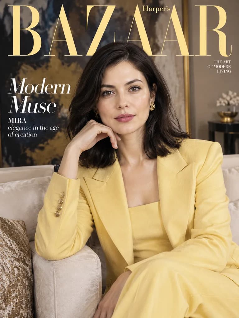 Editorial Fashion Magazine Cover