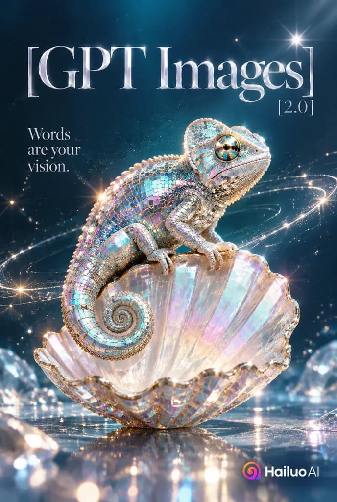 Luxury Chameleon Tech Launch Poster