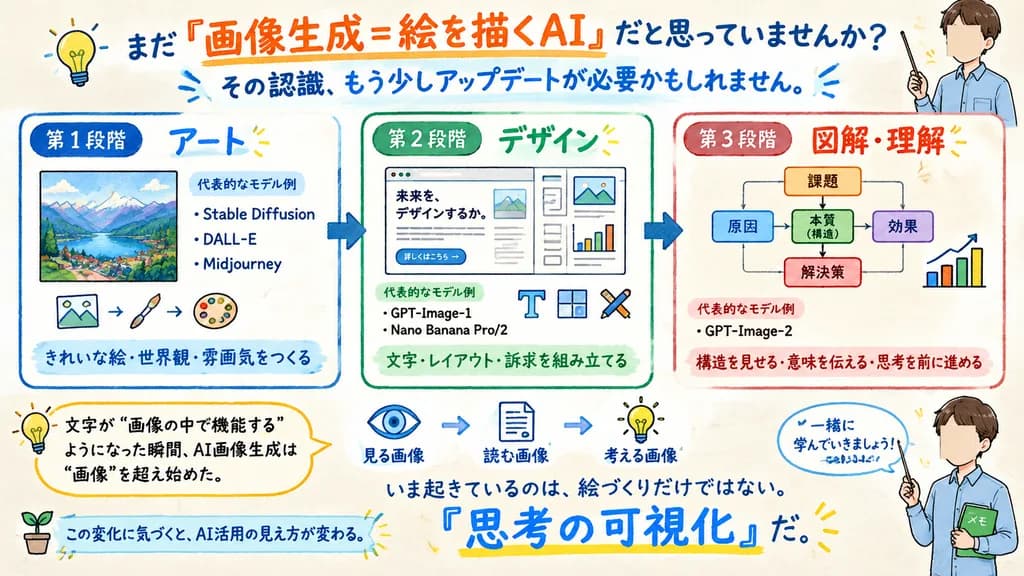 日系手绘笔记风教学概念信息图