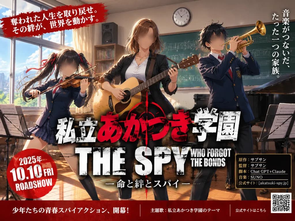 Anime School Spy Train Hanging Poster