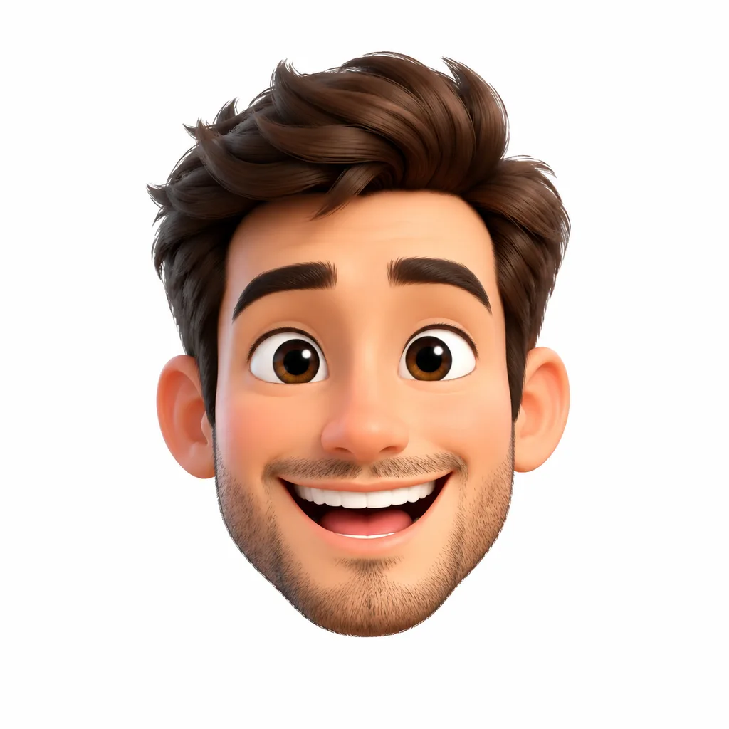 ピクサースタイル3Dヘッドアバター