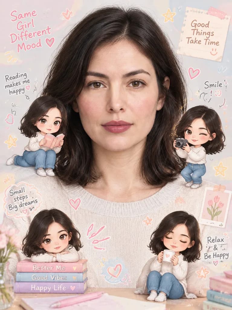 Cozy Pastel Scrapbook Photo Edit