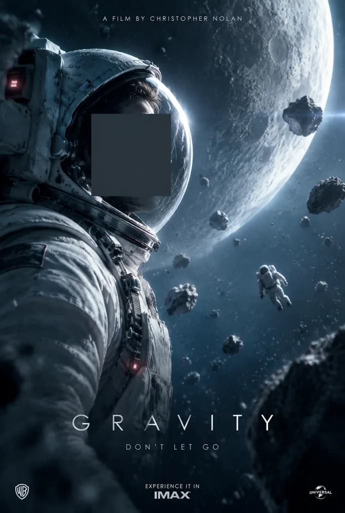 Astronaut Sci-Fi Movie Poster