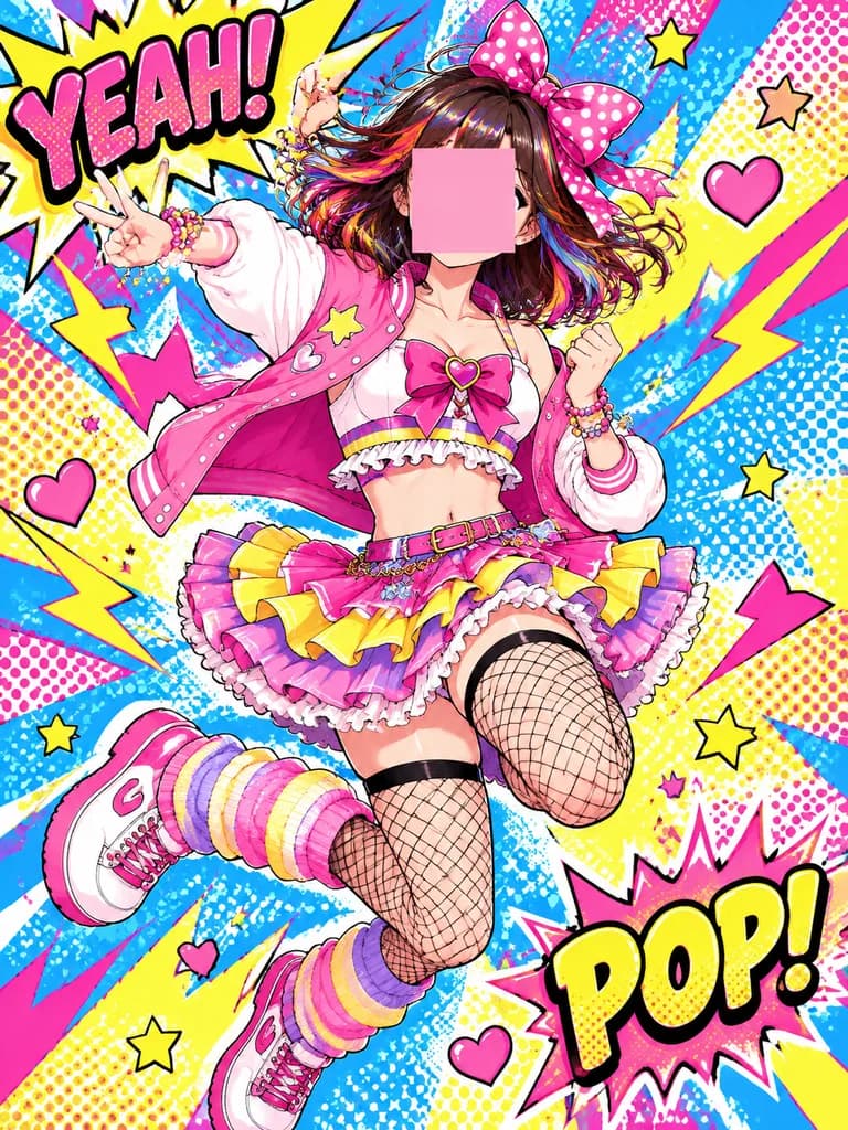 虹色ポップアイドル少女漫画