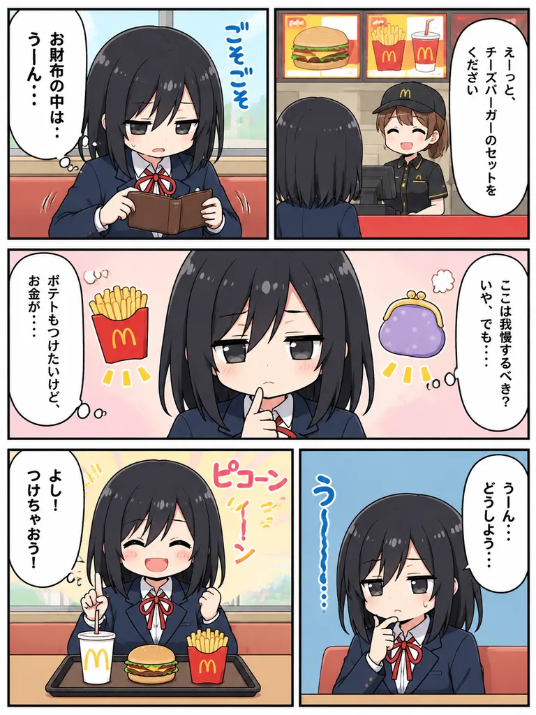 Fast Food Dilemma Manga Page