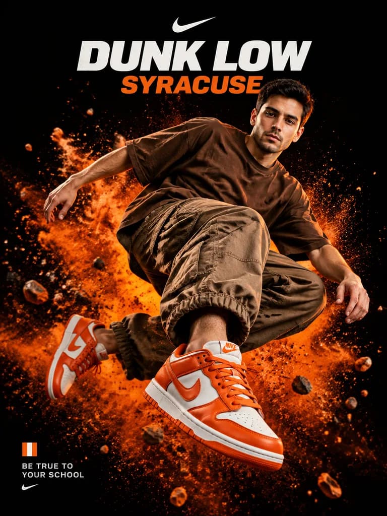 Dynamic Sneaker Commercial Poster