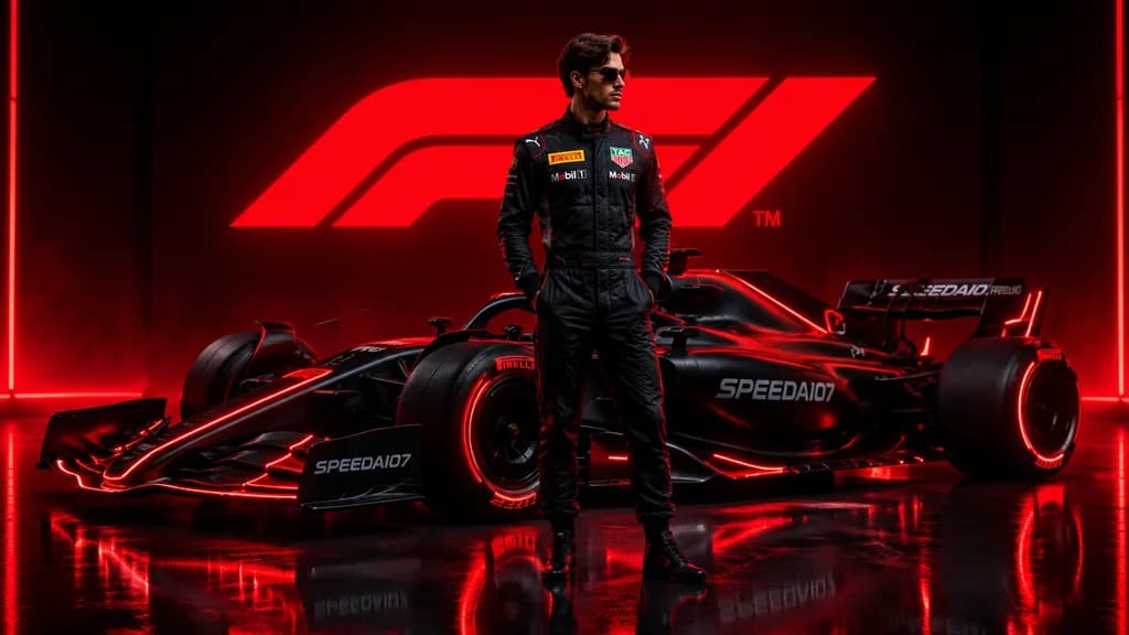 未来的F1ドライバー スタジオポスター