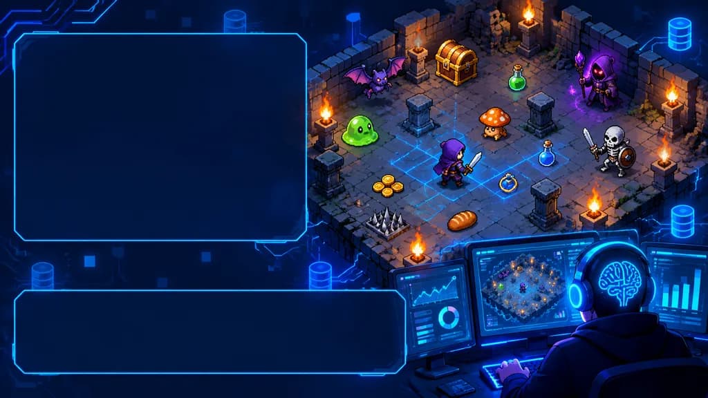 Cyber Fantasy RPG Dungeon Development Screen