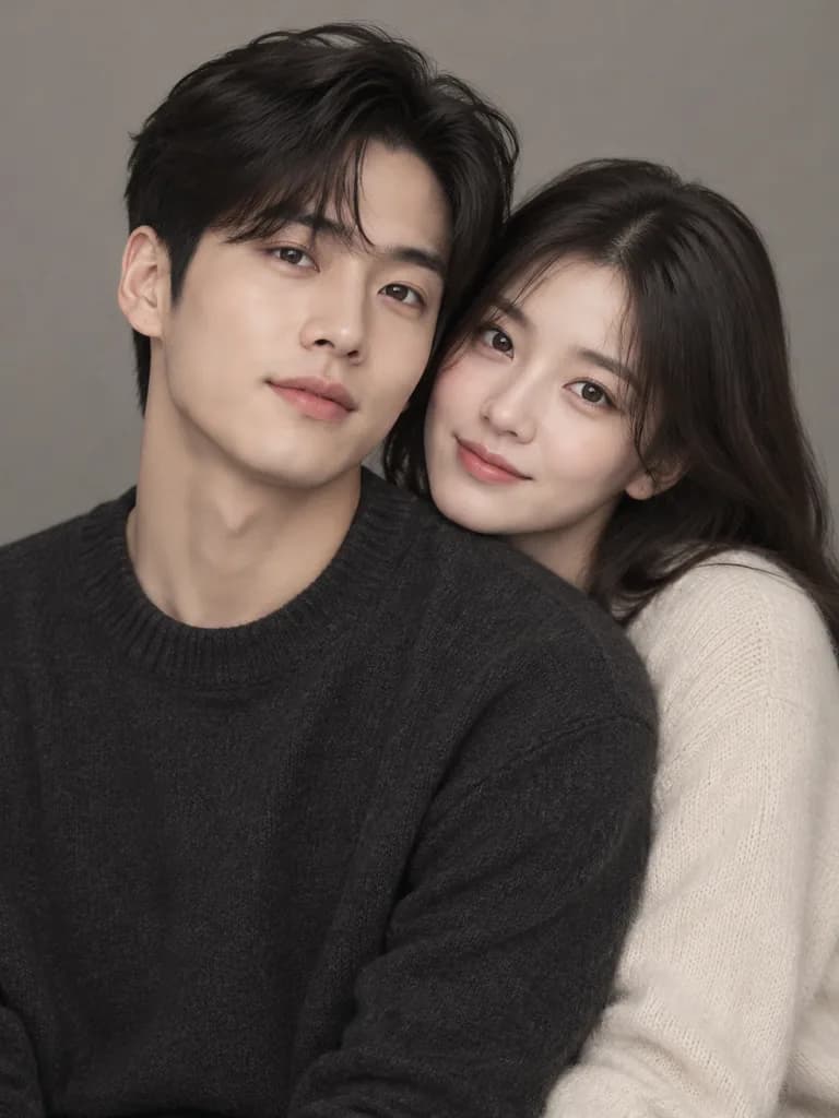 Intimate Editorial Magazine Couple Portrait