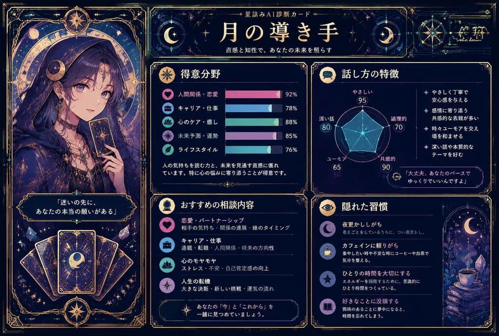 AI Diagnosis Profile Card