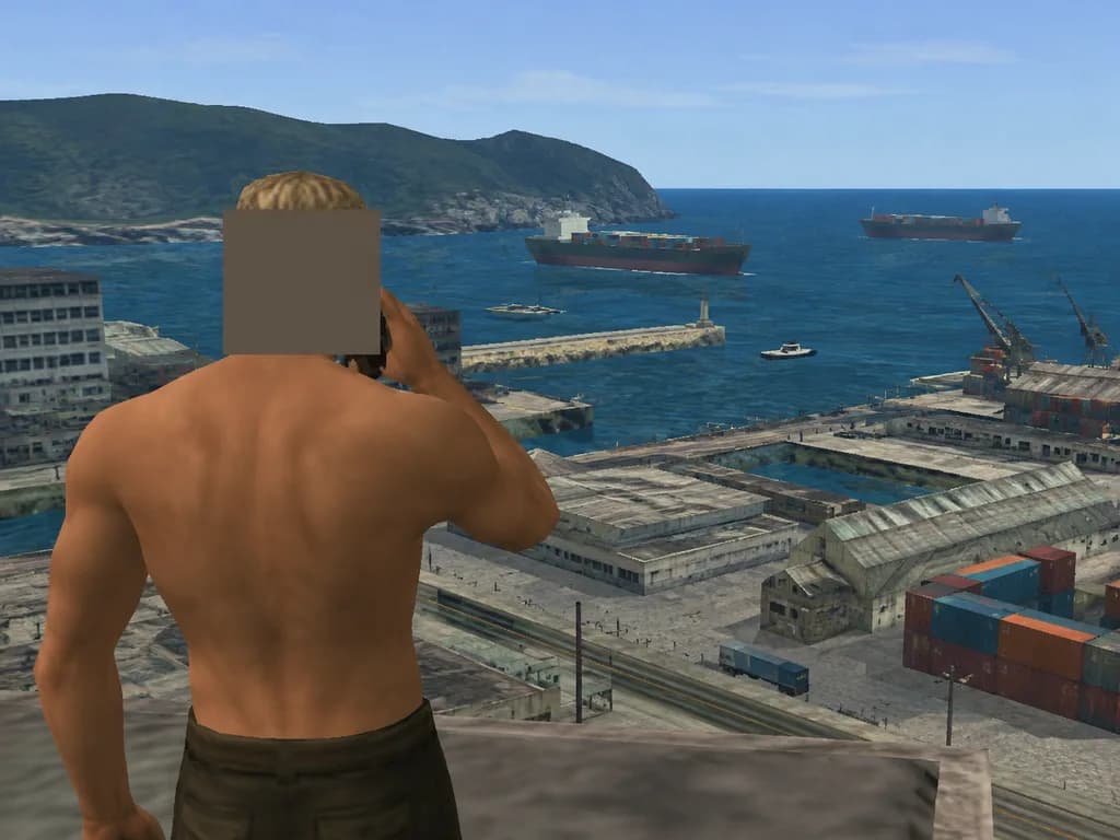 Retro 3D Game Harbor Screenshot