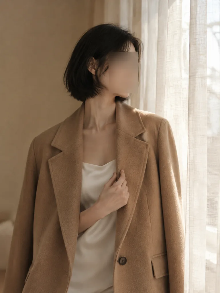 콰이어트 럭셔리 미니멀 코트 포트레이트