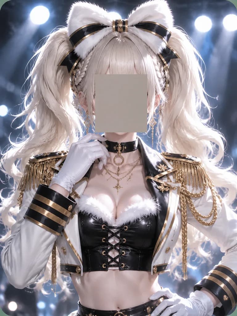 Sansürlü Anime İdolü Cosplay Portresi