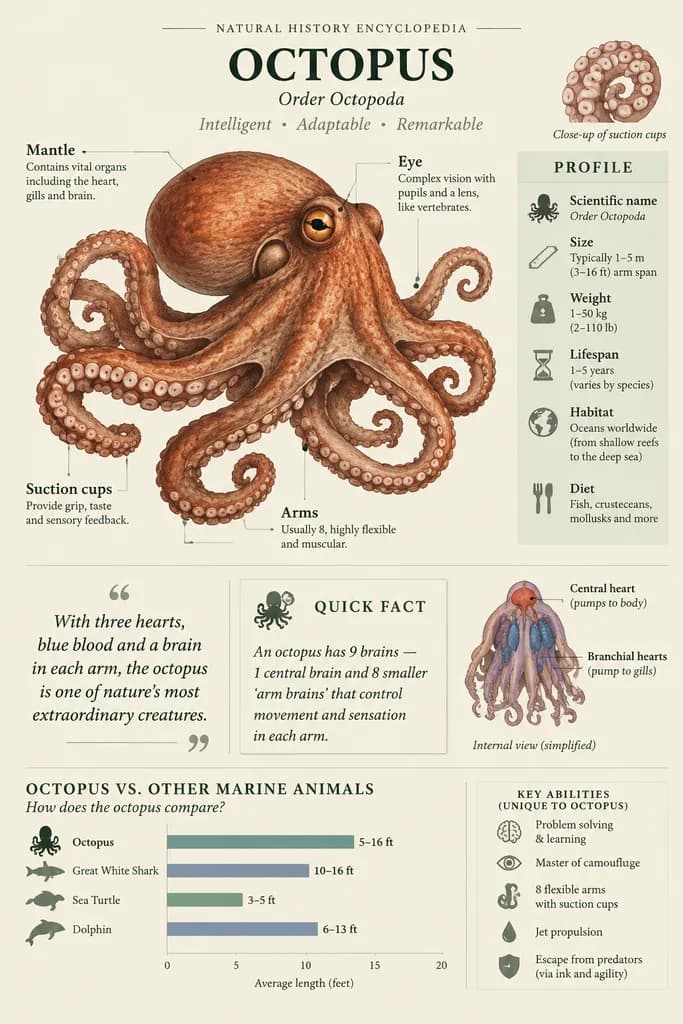 Vintage Scientific Encyclopedia Infographic