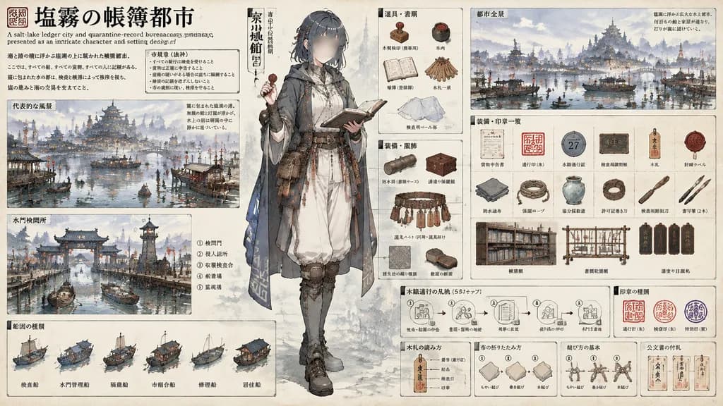 鹽霧賬簿都市世界觀設定集