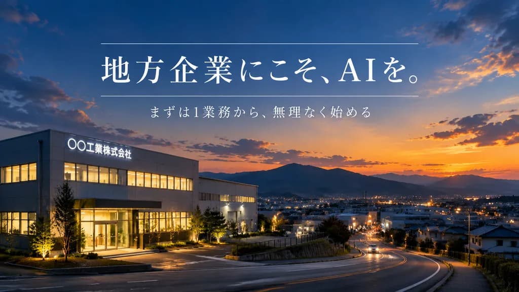 日本企業AI推廣橫幅