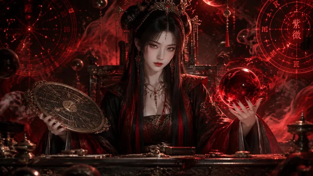 다크 퀸 동양 점술가