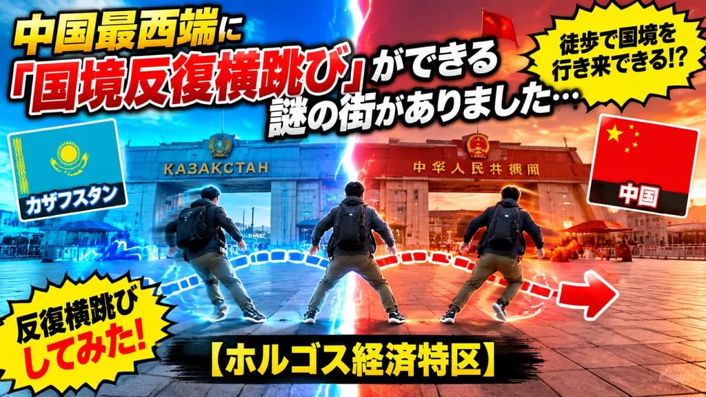 Dramatic Border Jump YouTube Thumbnail