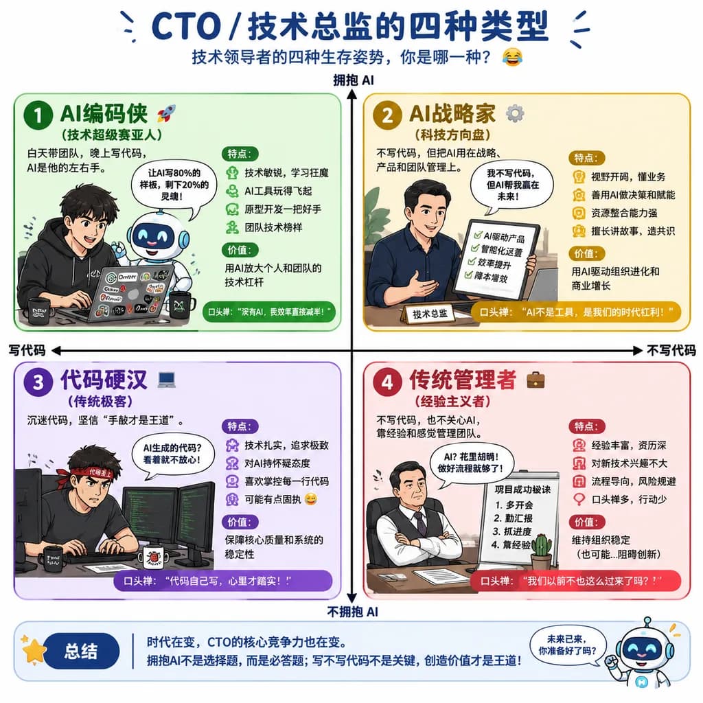Four Types of CTO Matrix Poster