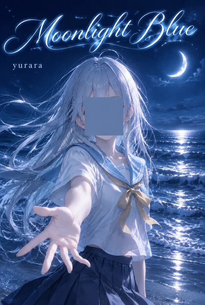月夜のセーラー服ライトノベル表紙