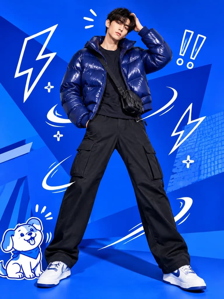 Editorial Streetwear z Rysunkami Pop Art