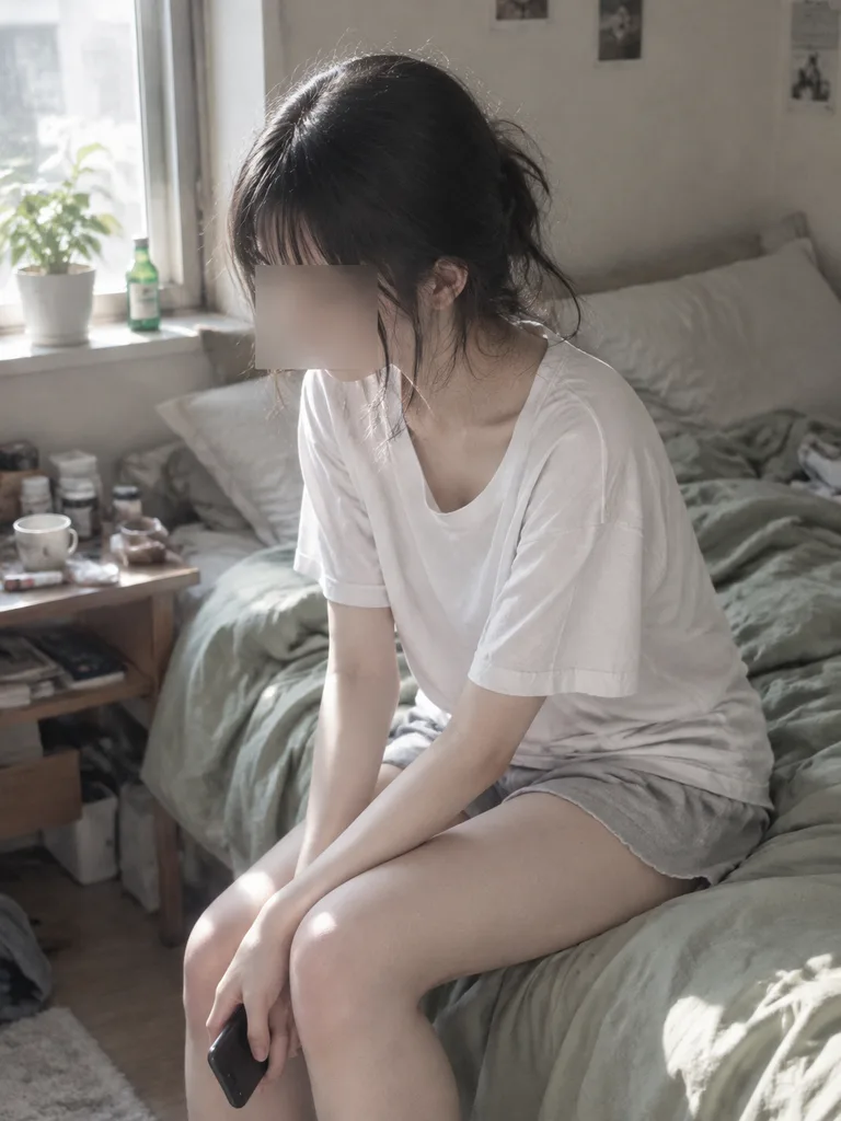 Candid Morning Bedroom Moment