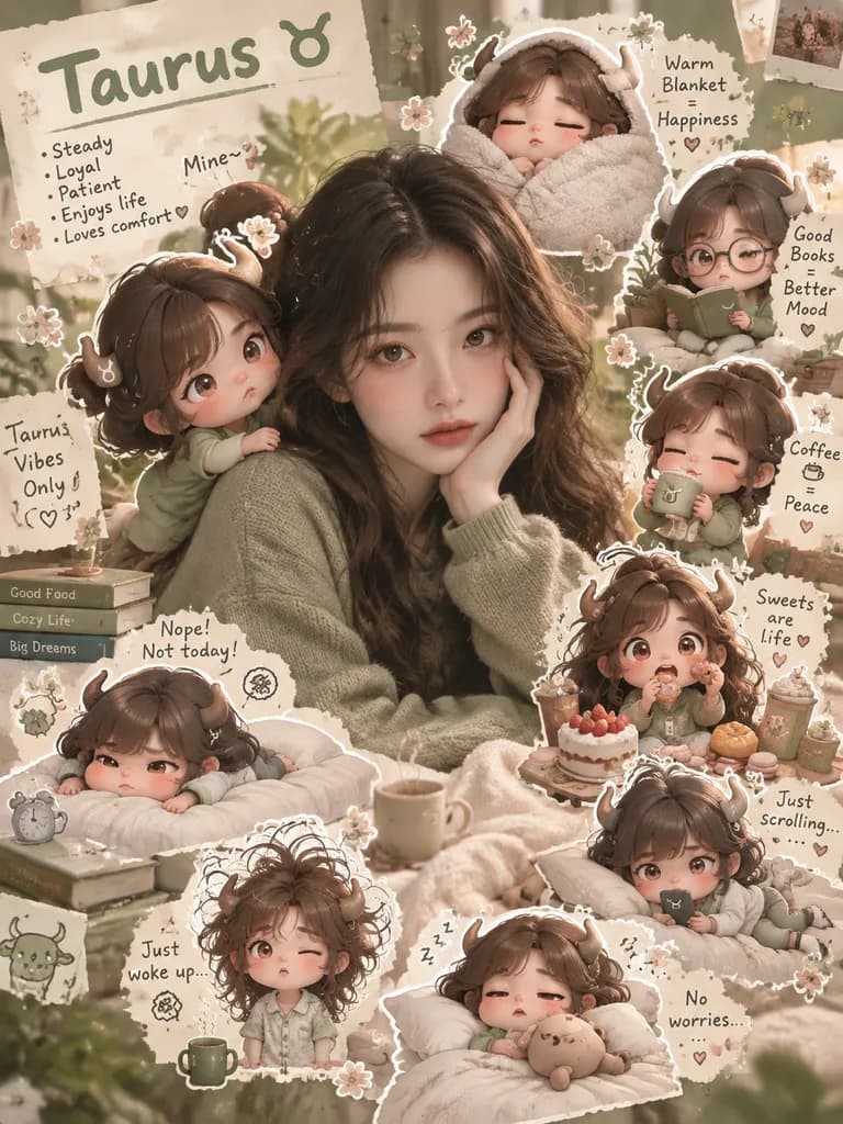 Zodiac Cell Personality Character Poster
