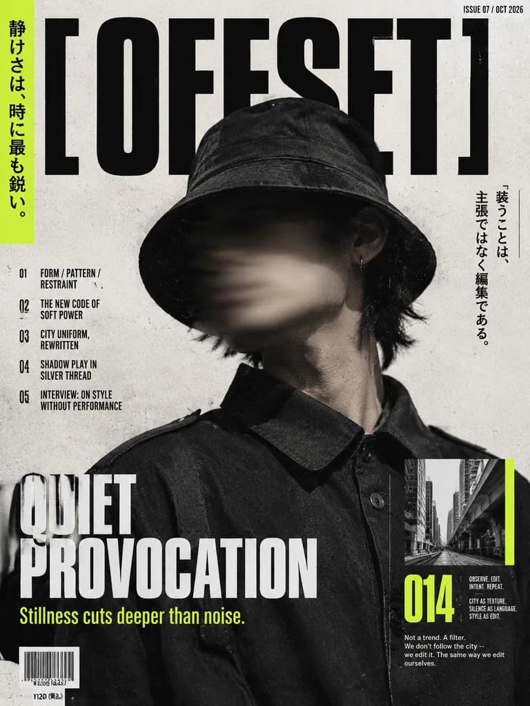 日本のストリートファッション誌カバー