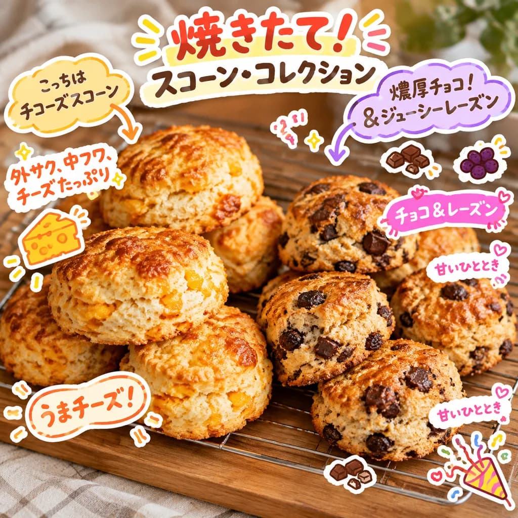 Annotated Japanese Scone Social Post