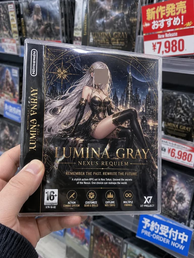 Fictional Video Game Case in Store
