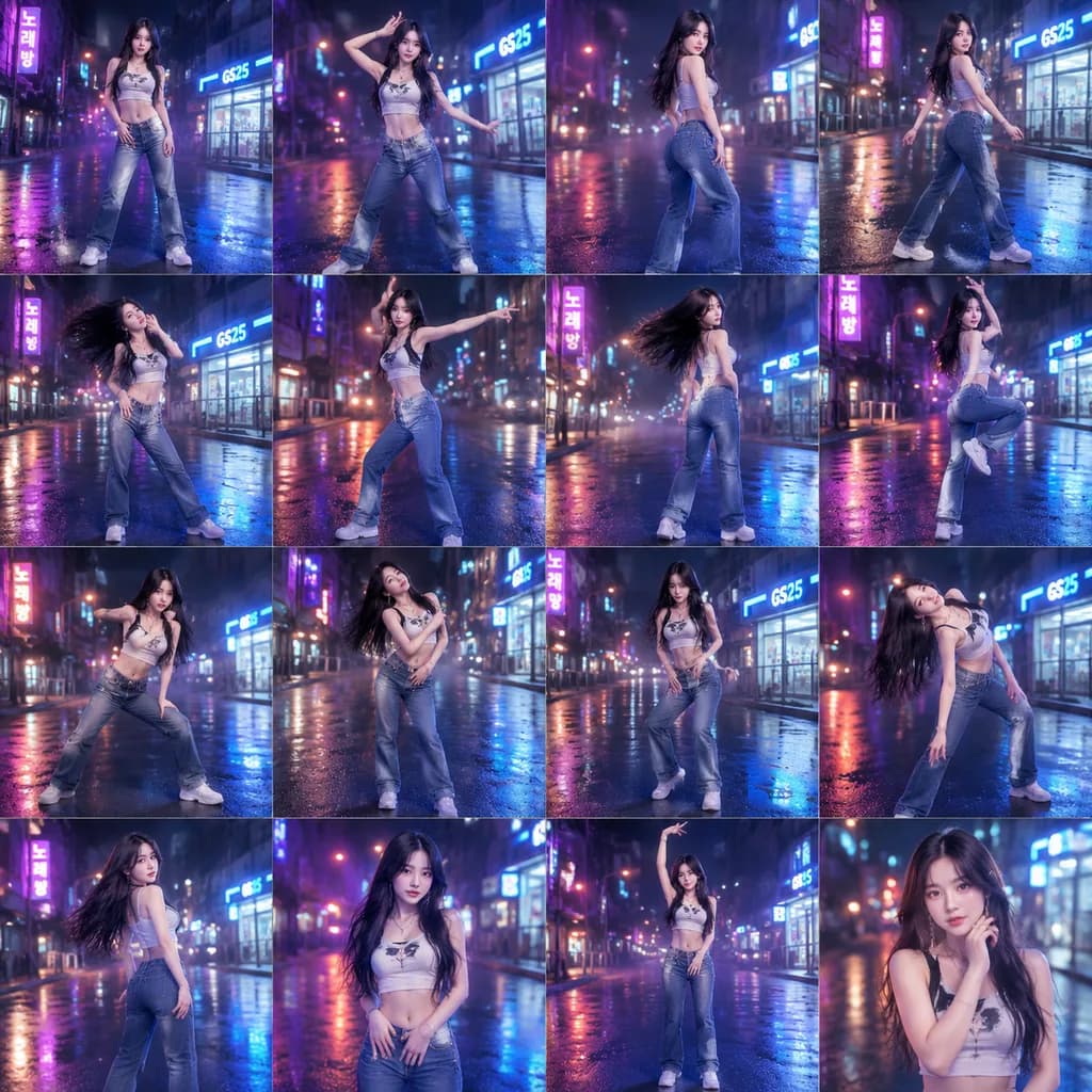 K-Pop Choreography Motion Sequence Sheet