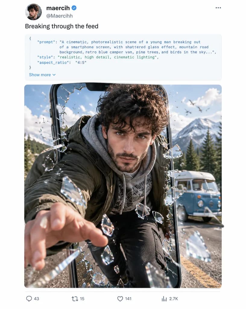3D Subject Breaking Through Social Screen