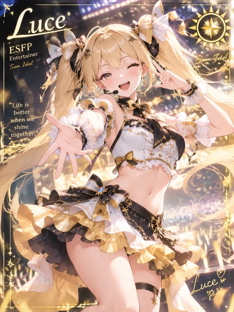Carta Fantasia de Idol ESFP