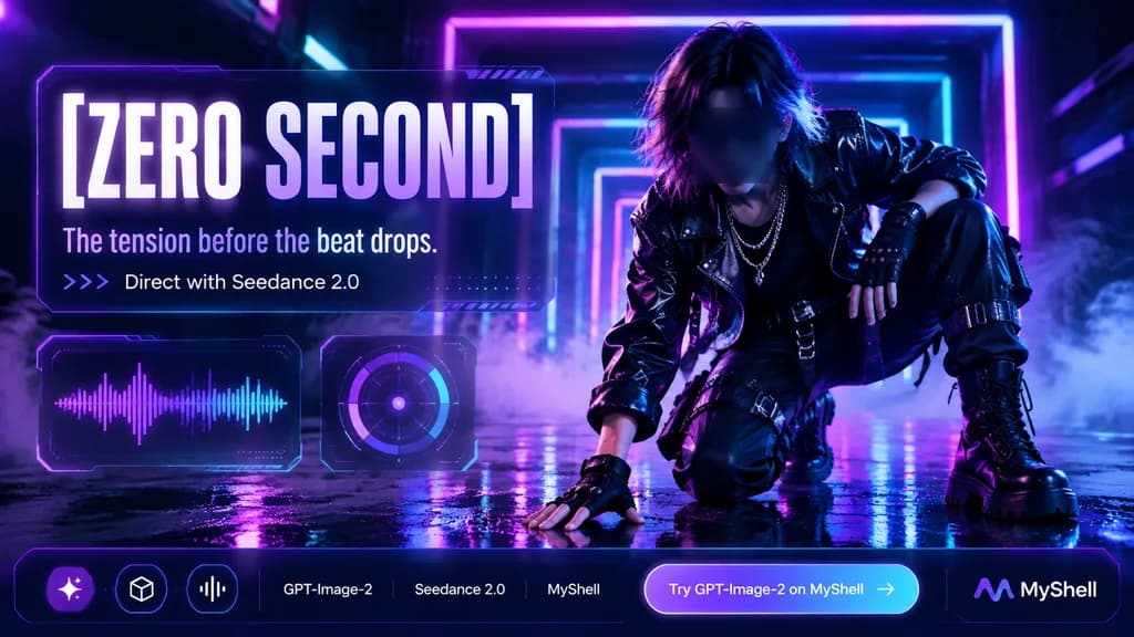 Cyberpunk Dancer Promotional Hero Banner