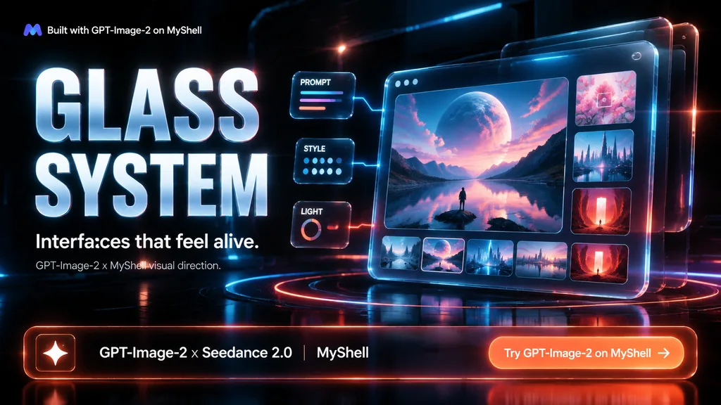 Futuristic Glassmorphism UI Product Banner
