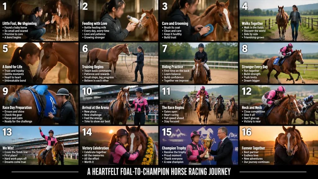 Foal to Champion Storyboard Grid