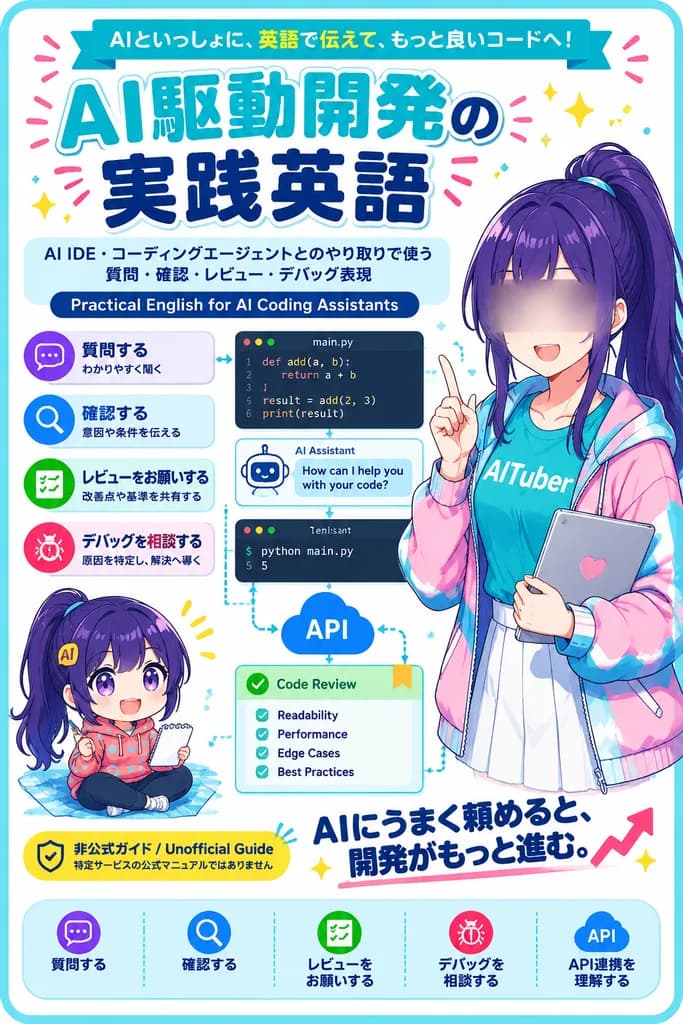 AI Coding English Infographic Poster