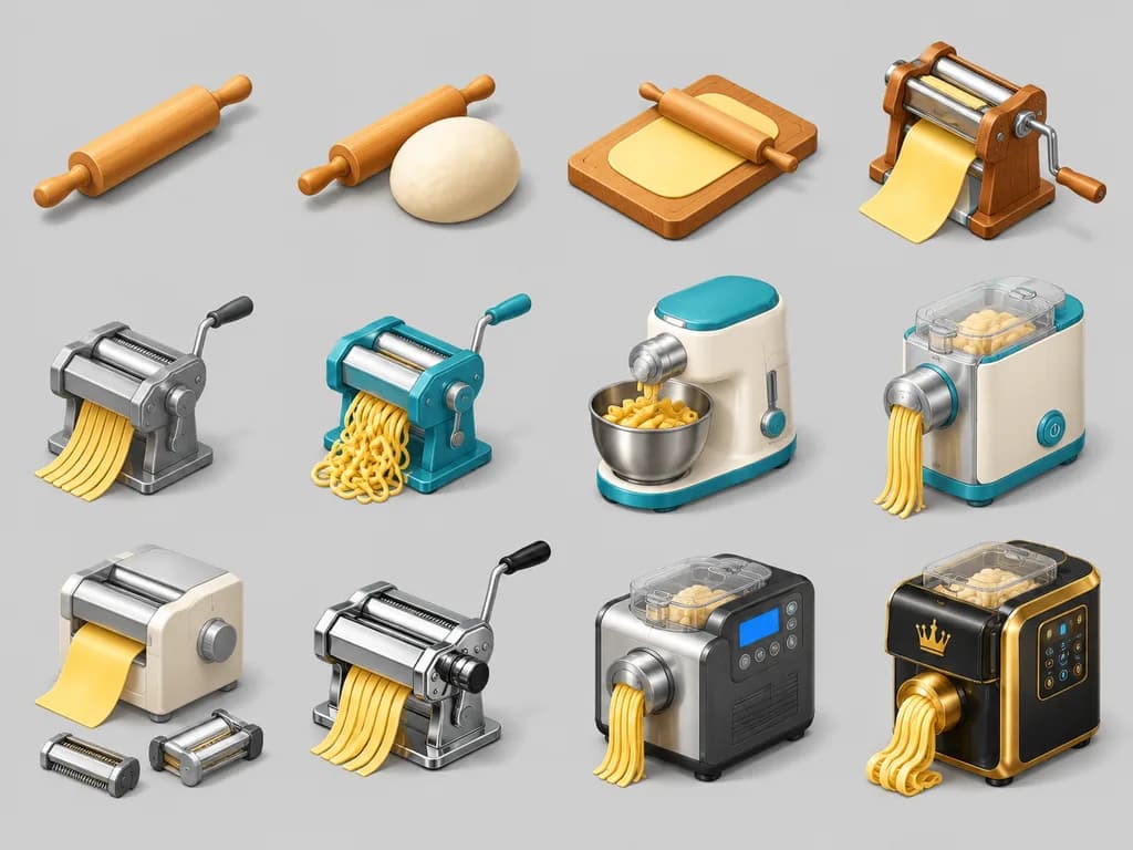 パスタマシン進化マージゲーム用スプライトシート