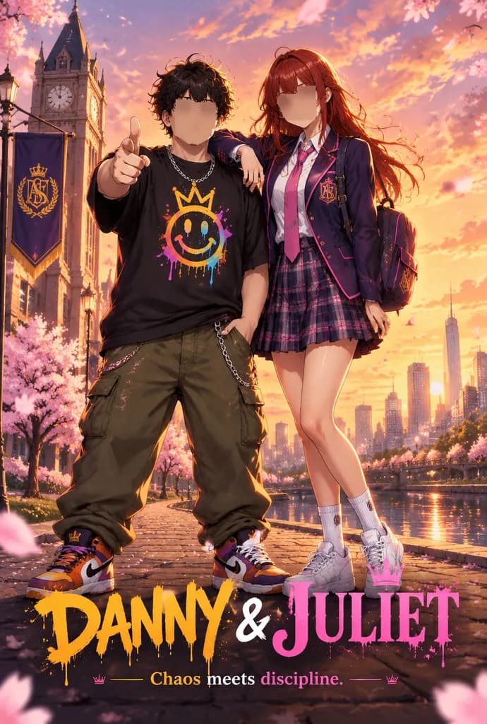 アニメ学園デュオ映画ポスター