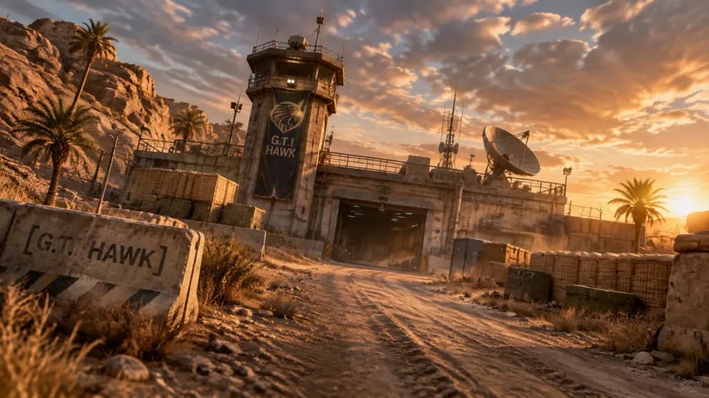 Desert Military Communications Outpost