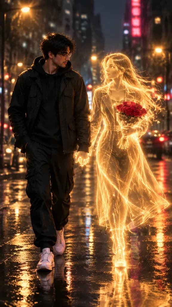 Walking with a Holographic Companion