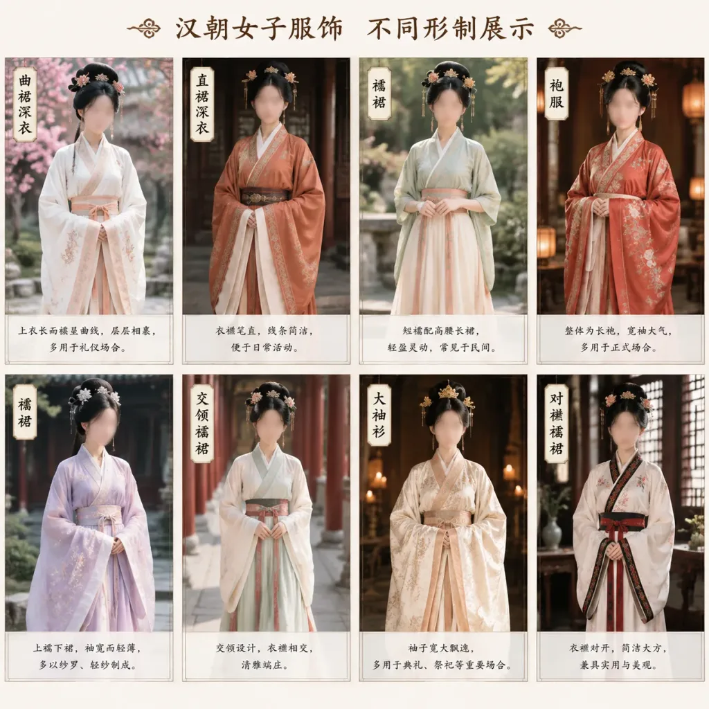 Hanfu Dynasty Fashion Reference Poster
