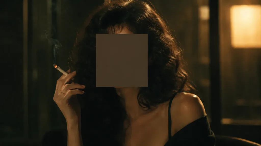 Smoky Censored Arthouse Film Still