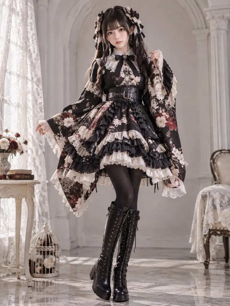 Gothic Lolita Furisode Fashion Design
