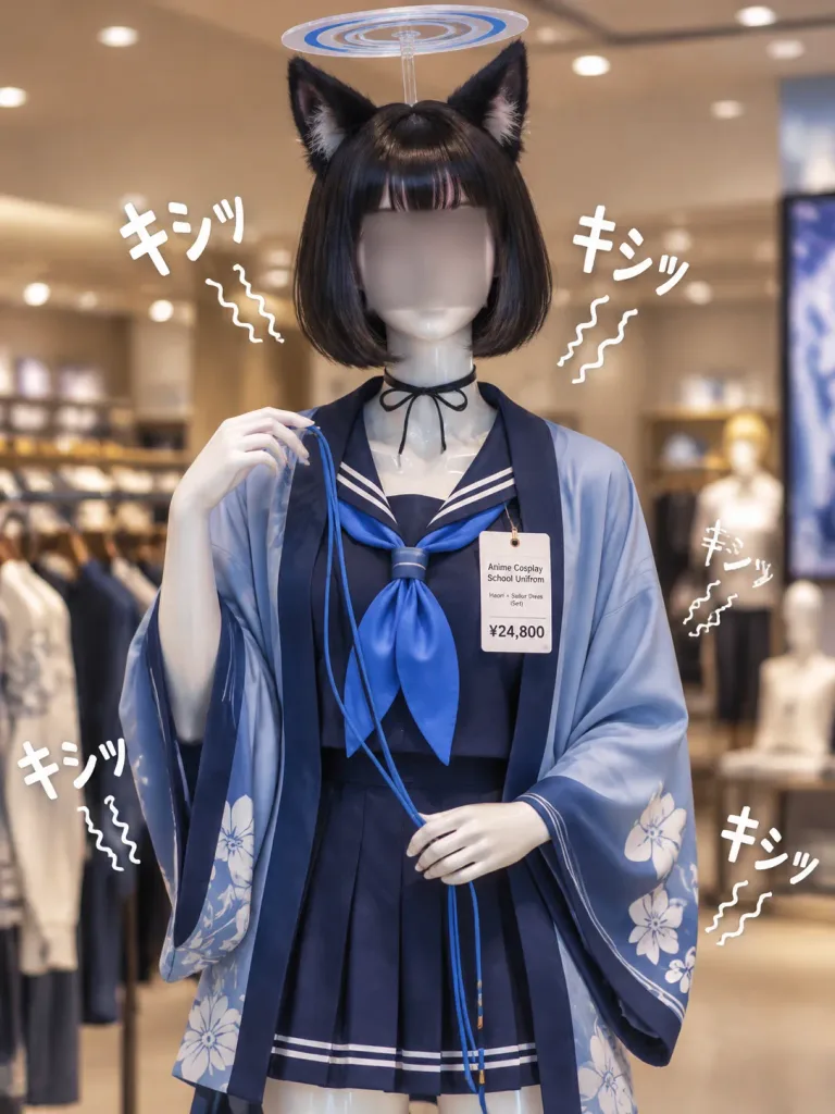 Anime Cosplay Store Mannequin Display