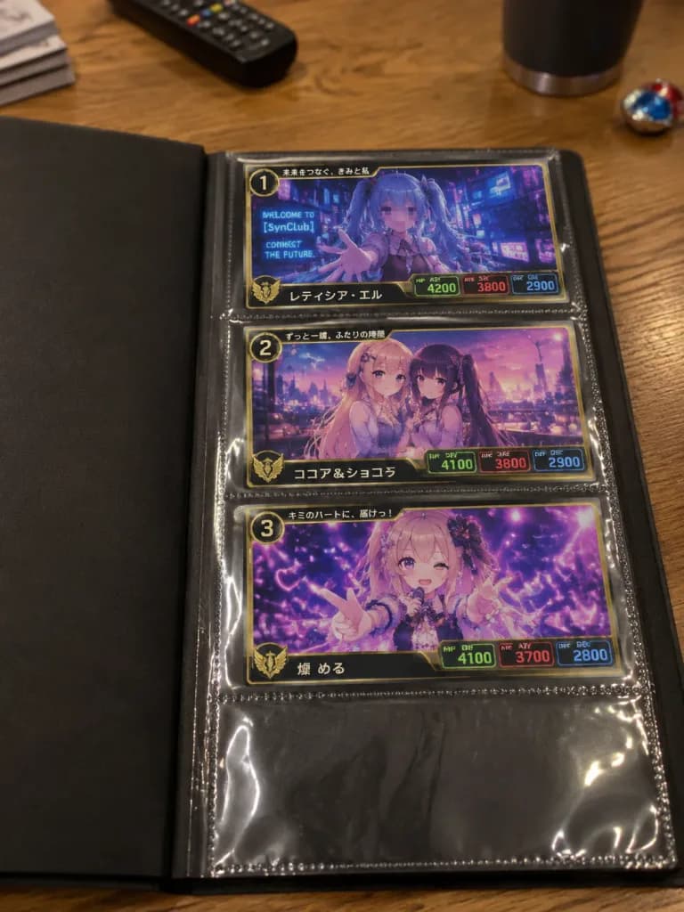 Anime Trading Card Collection Binder