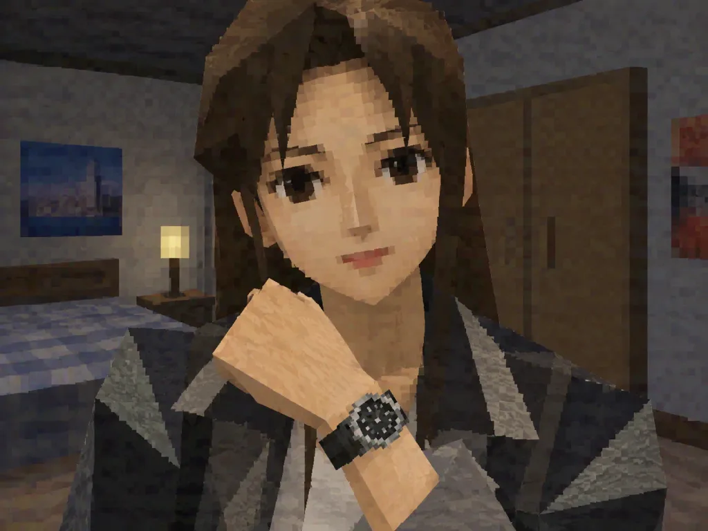 Retro PS1 Gameplay Screen Conversion